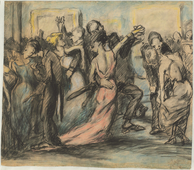 Society Ball [verso] - George Bellows
