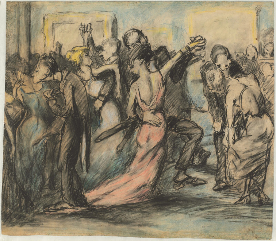 Society Ball [verso] - George Bellows