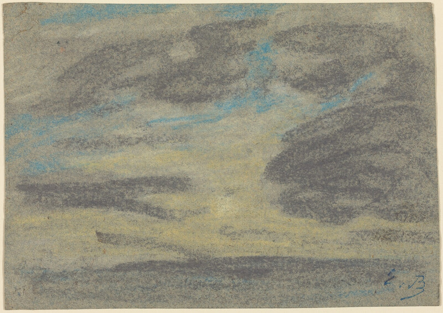 Clouds over the Sea - Eugène Boudin