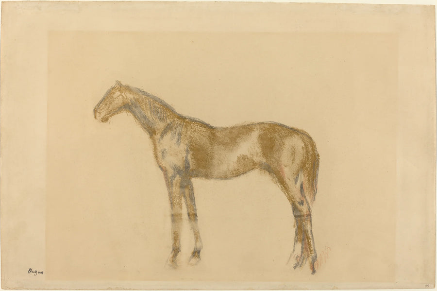 Cheval, vers 1890 – Edgar Degas