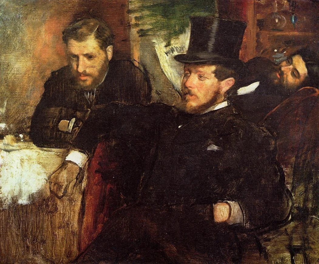 Jeantaud, Linet et Lainé par Edgar Degas – reproduction peinture à l’huile sur toile