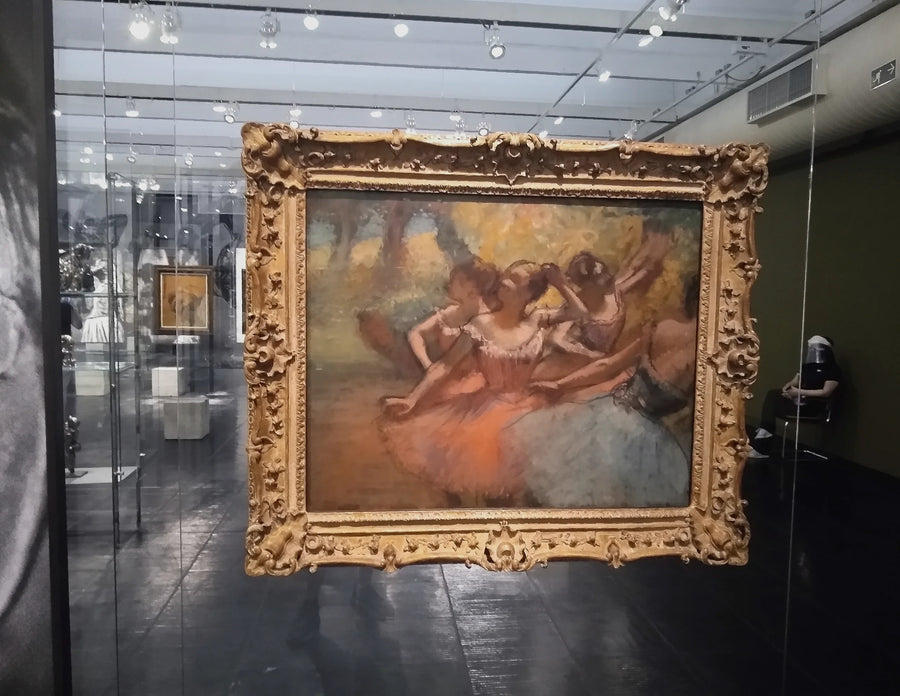 นักบัลเล่ต์สี่คนบนเวที - เอ็ดการ์ โดแก