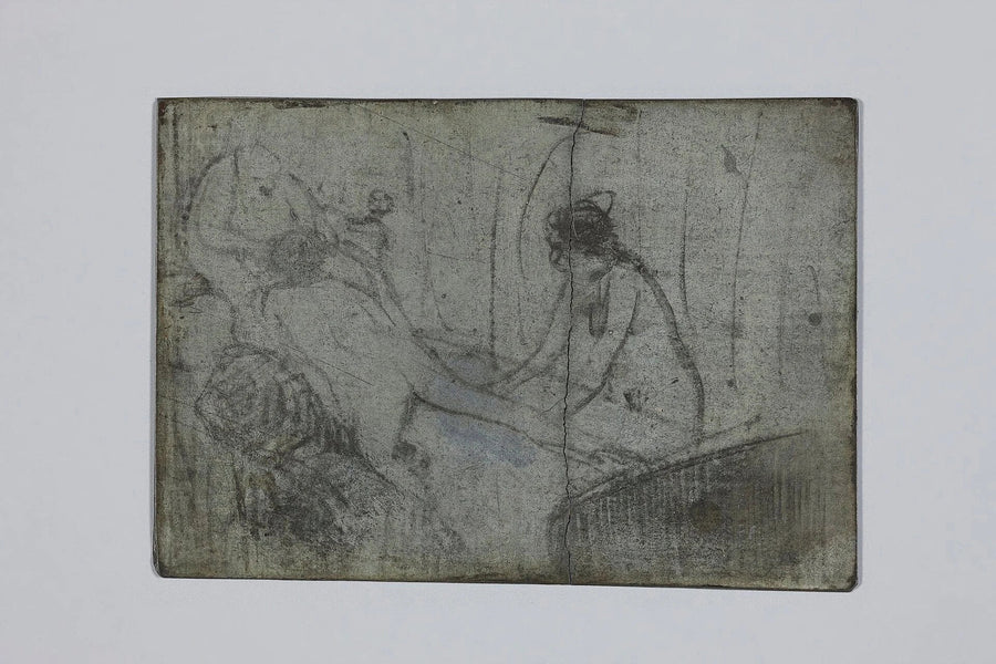 Scène de maison close par Edgar Degas – reproduction peinture à l’huile sur toile