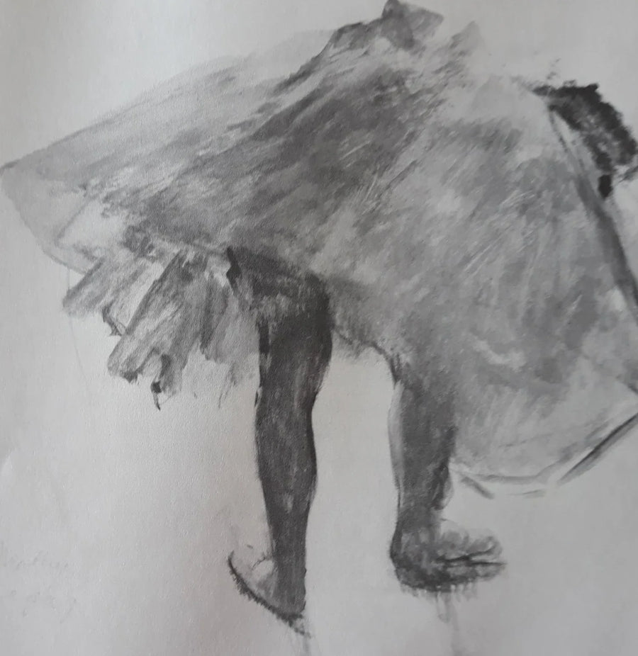 Danseuse vue de dos par Edgar Degas – reproduction peinture à l’huile sur toile