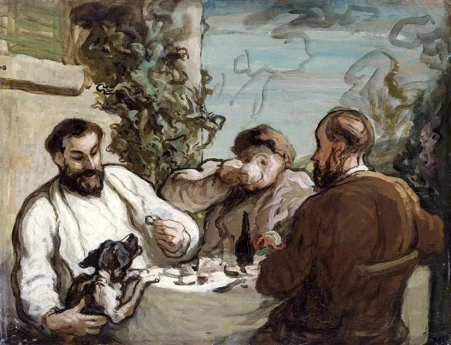 อาหารเช้าท่ามกลางชนบท - Honoré Daumier