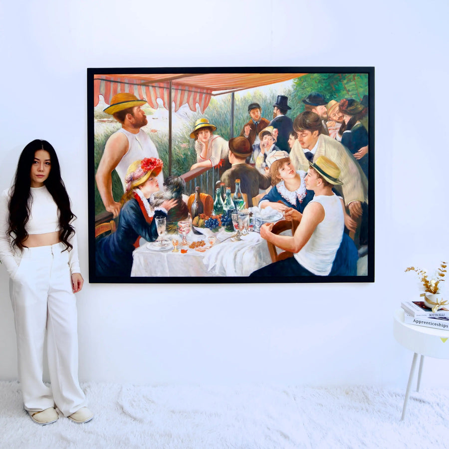 "อาหารกลางวันของชาวเรือ (เรอนัวร์) - การผลิตอัลฟา"  | 160x120ซม.
