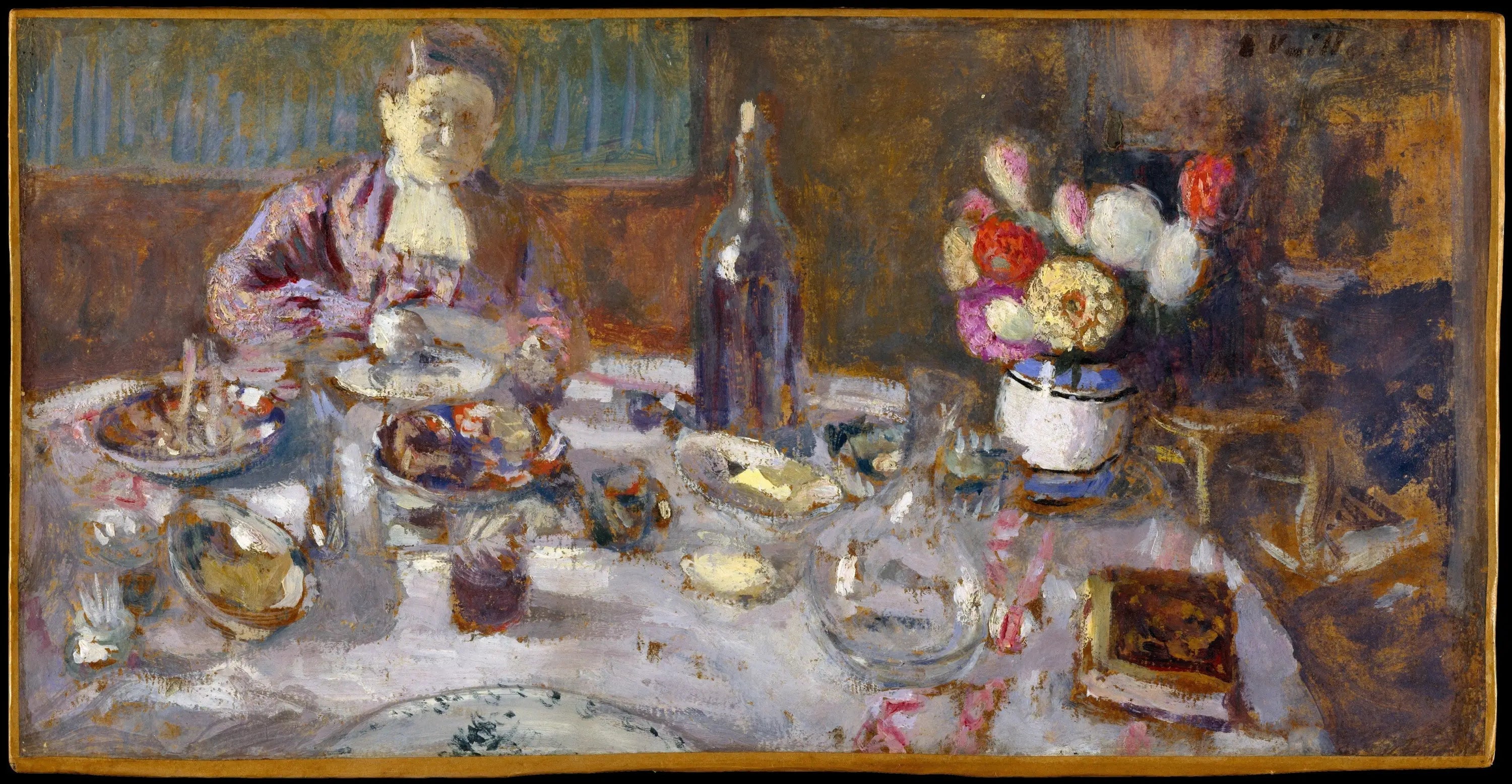 Déjeuner - Édouard Vuillard image 1 tableau peint à l’huile sur toile