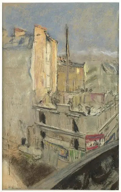 การรื้อถอนถนนแกลเลส์ (60.1.1) - Édouard Vuillard