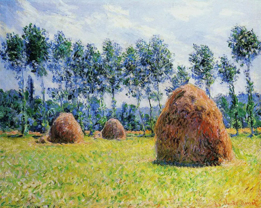 ฟางข้าวที่กีแวร์นี - โคลด โมเนต์