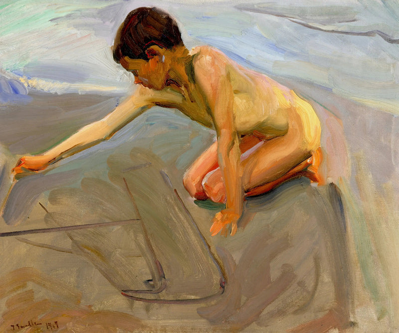 วาดในทราย - Joaquín Sorolla