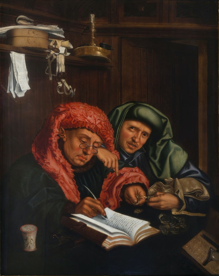 เจ้าหน้าที่ศุลกากรสองคน - Marinus van Reymerswale