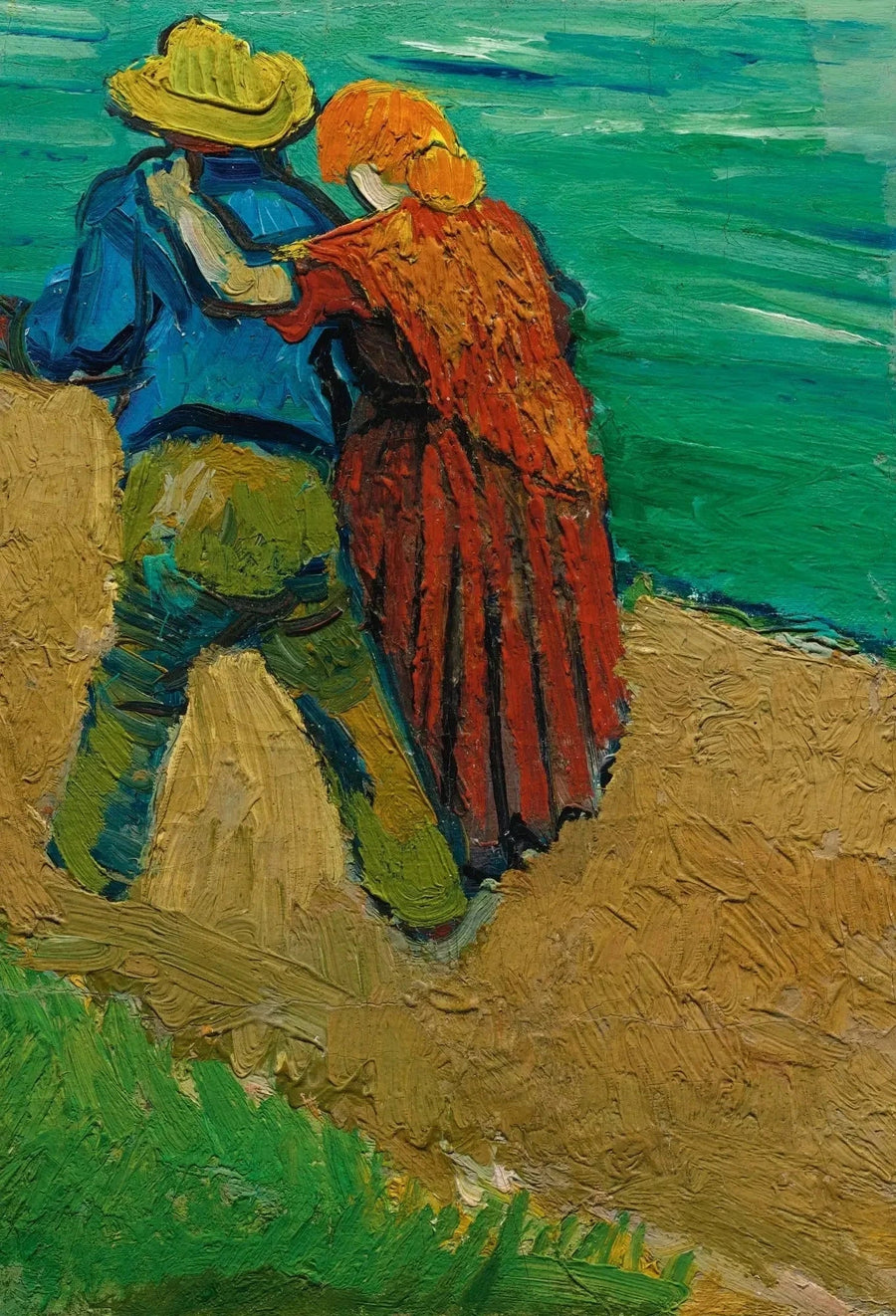 อีโกลก์ในโพรวองซ์ - คู่รักคู่หนึ่ง - Vincent van Gogh