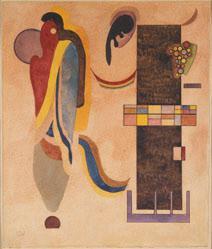 Deux chiffres - Vassily Kandinsky image 1 copie de tableau peinte à la main