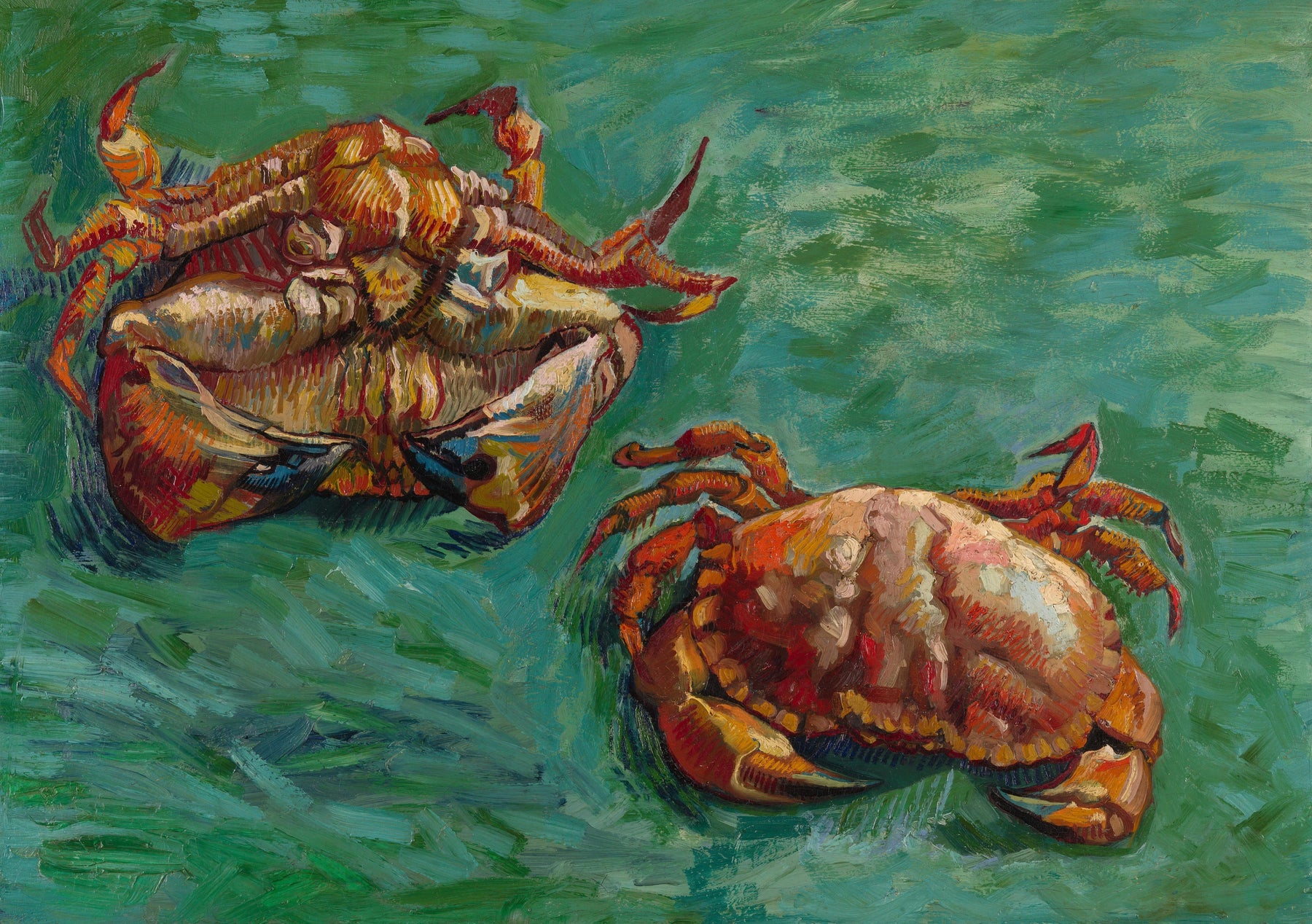 Deux Crabes F606 de Vincent van Gogh, National Gallery de Londres