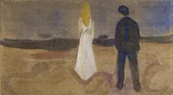 สองมนุษย์. ผู้โดดเดี่ยว (Frise Reinhardt) - Edvard Munch