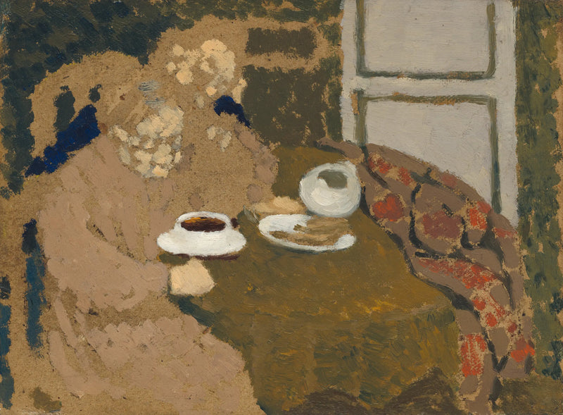 ผู้หญิงสองคนดื่มกาแฟ - Édouard Vuillard