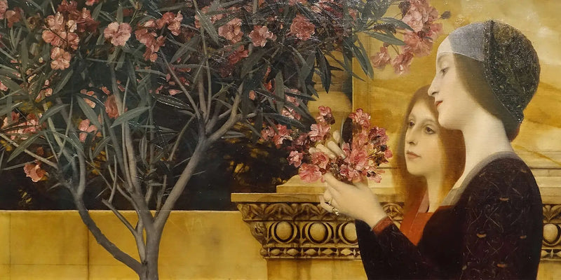 สองสาวกับดอกลอเรล - กุสตาฟ คลิมต์