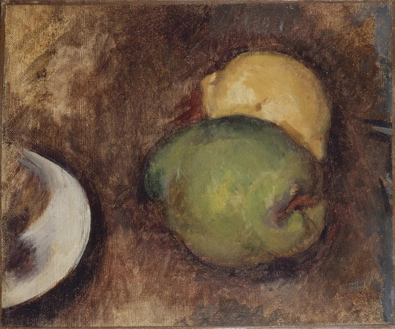 ผลไม้สองผล - Paul Cézanne