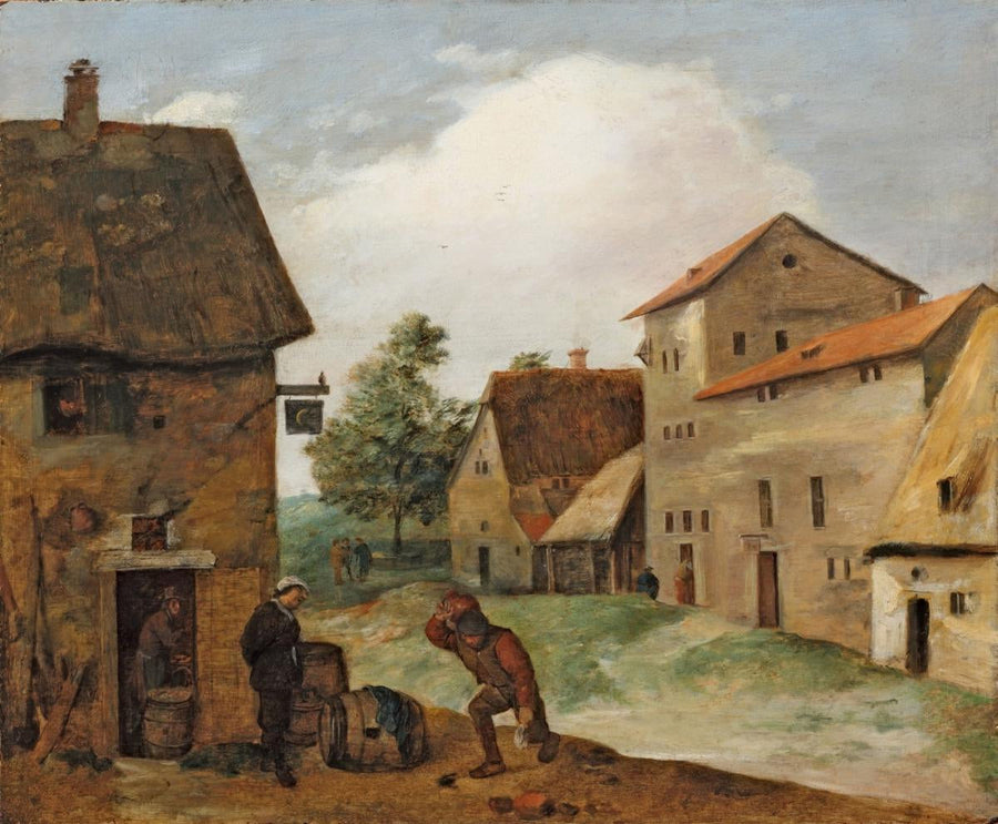 Deux paysans dans une taverne - Adriaen Brouwer