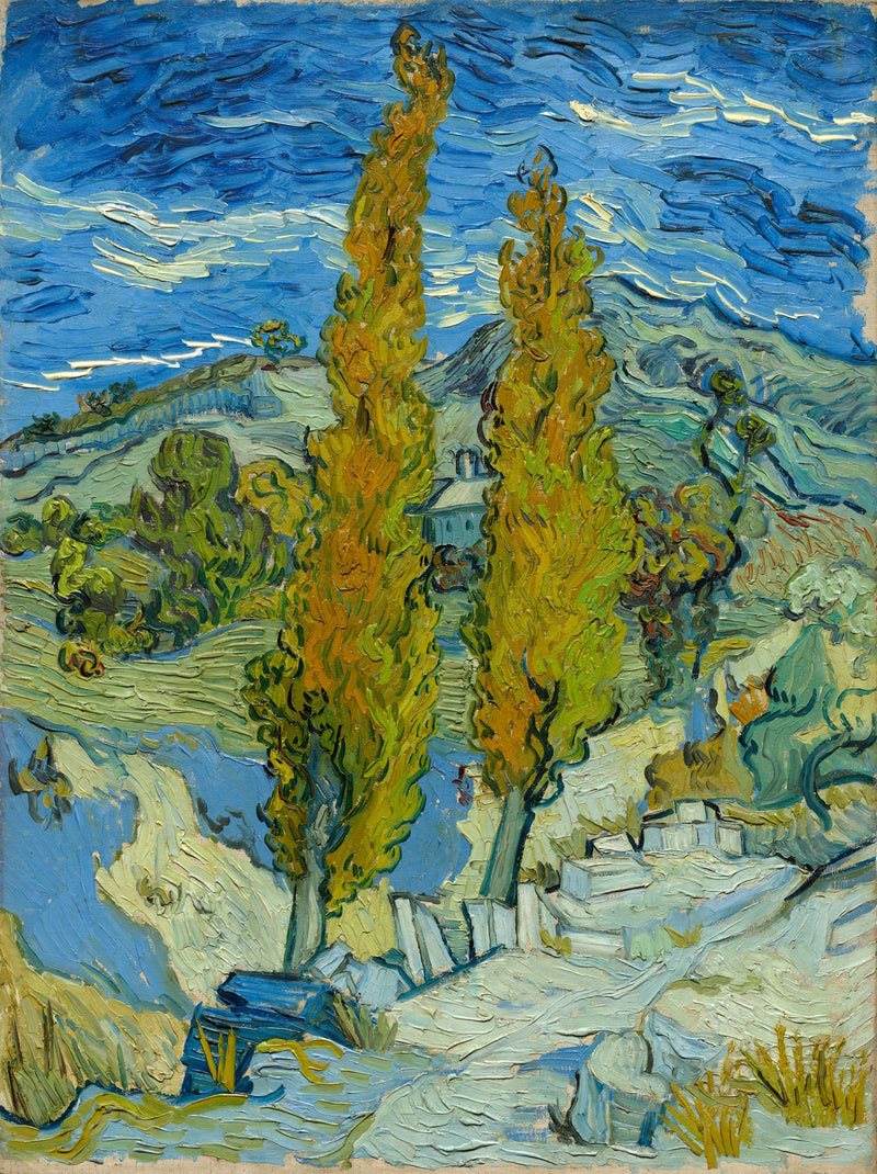 ต้นป็อปลาร์ที่แซงต์-เรมี - Vincent van Gogh