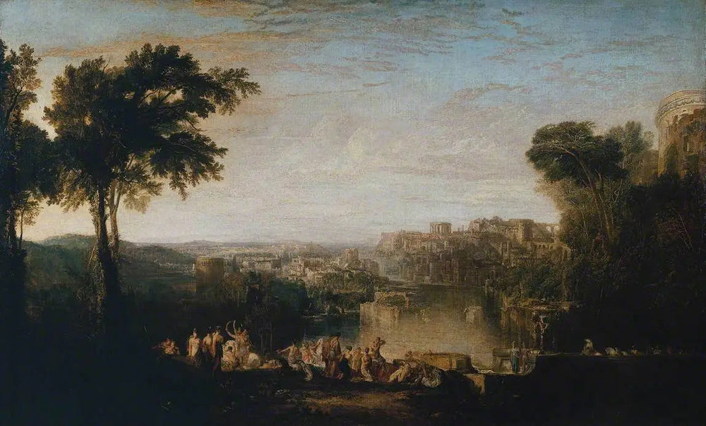 Dido and Aeneas - J. M. W. Turner image 1 copie de tableau peinte à la main