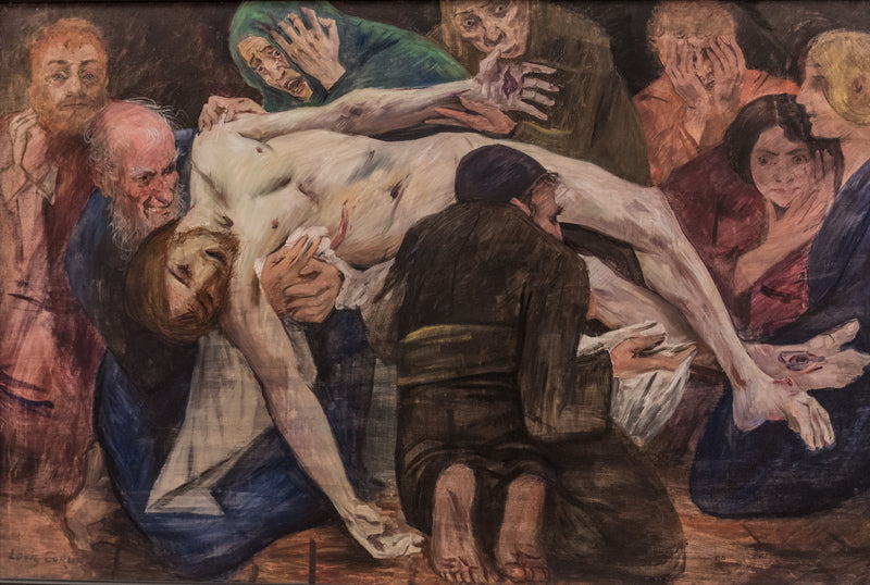 Die Grablegung (Entwurf) - Lovis Corinth