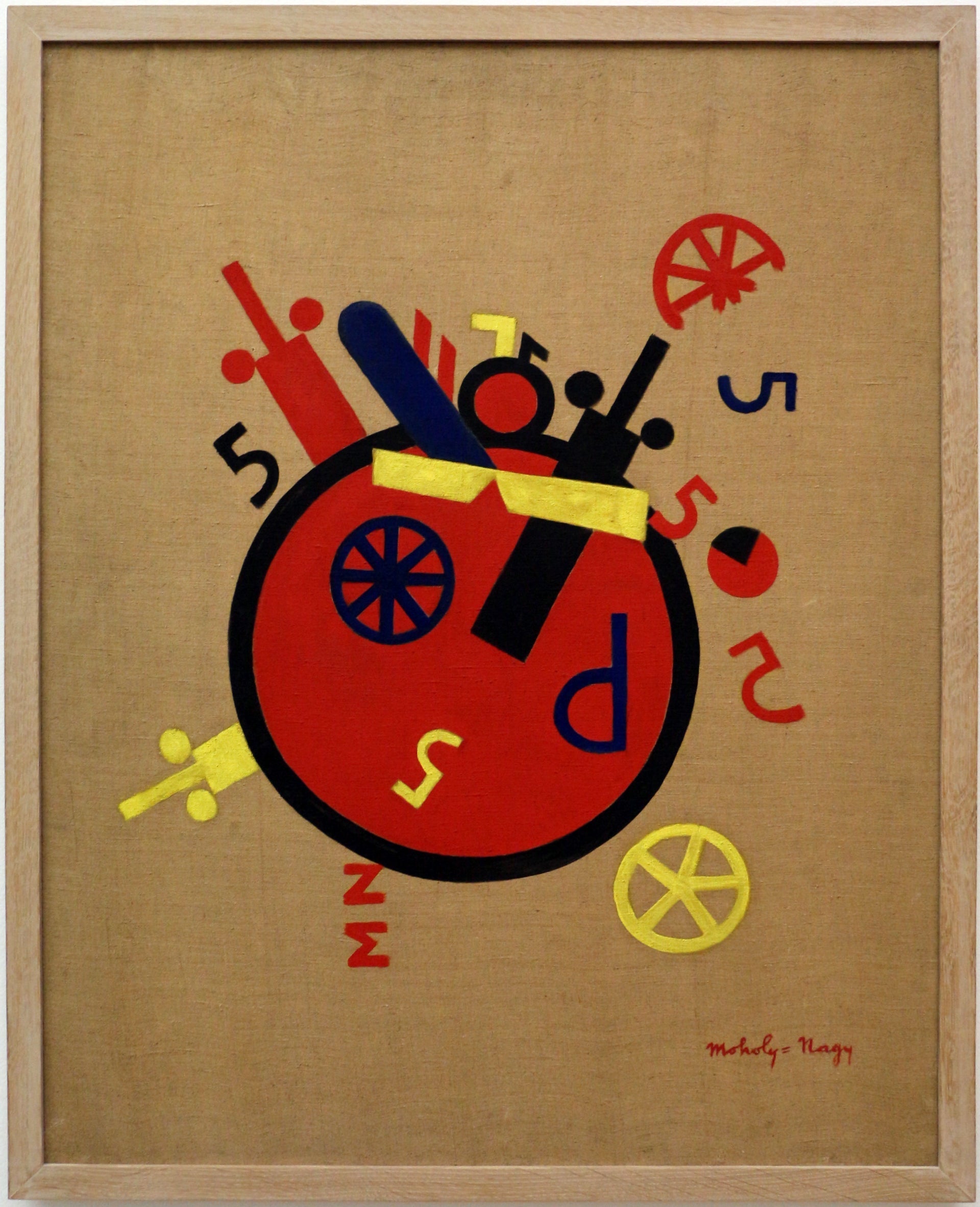 Die grosse Gefühlsmaschine - László Moholy image 1 copie peinte à la main à l’huile