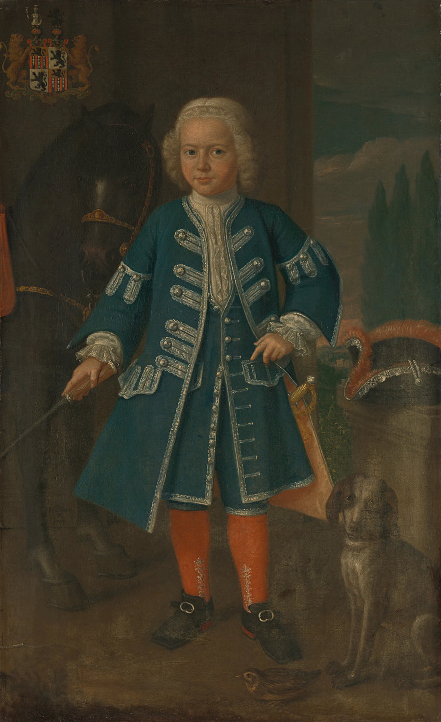 Diederik van Hemert (1729-53), seigneur de Babiloniënbroek à l'âge de six ans - Harmen Serin