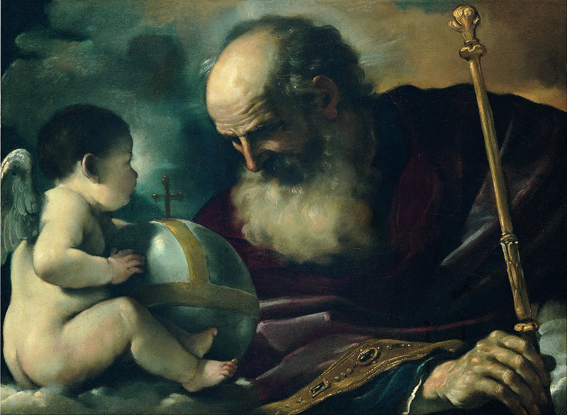 พระบิดาและเทพเทวา - Guercino
