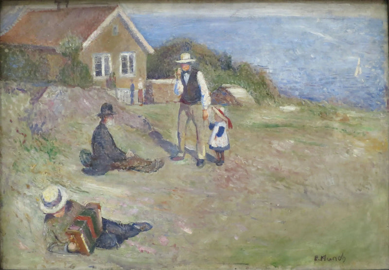 วันอาทิตย์ที่Åsgardstrand - Edvard Munch