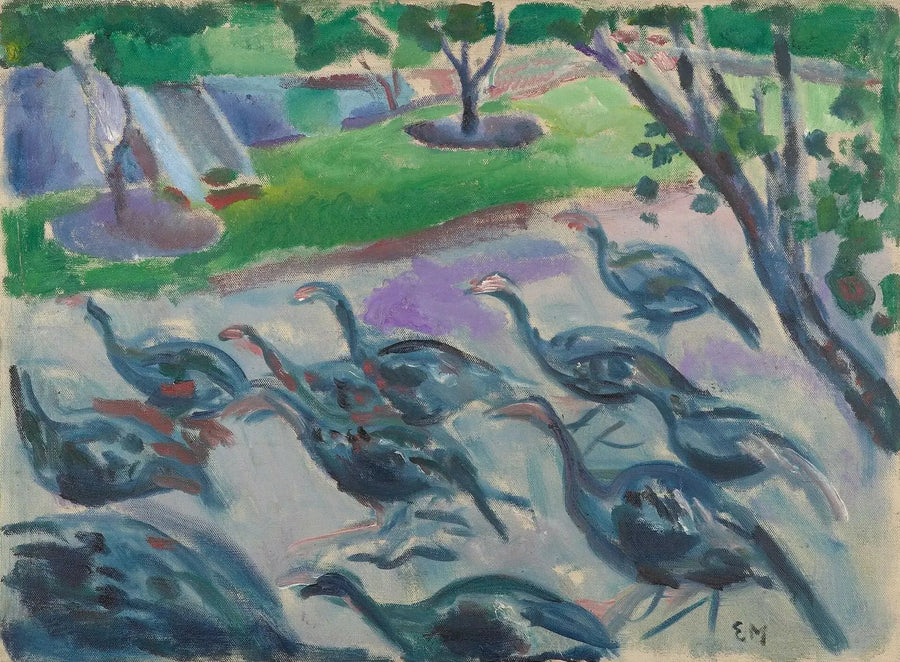 ไก่งวง - เอ็ดวาร์ด มุนช์