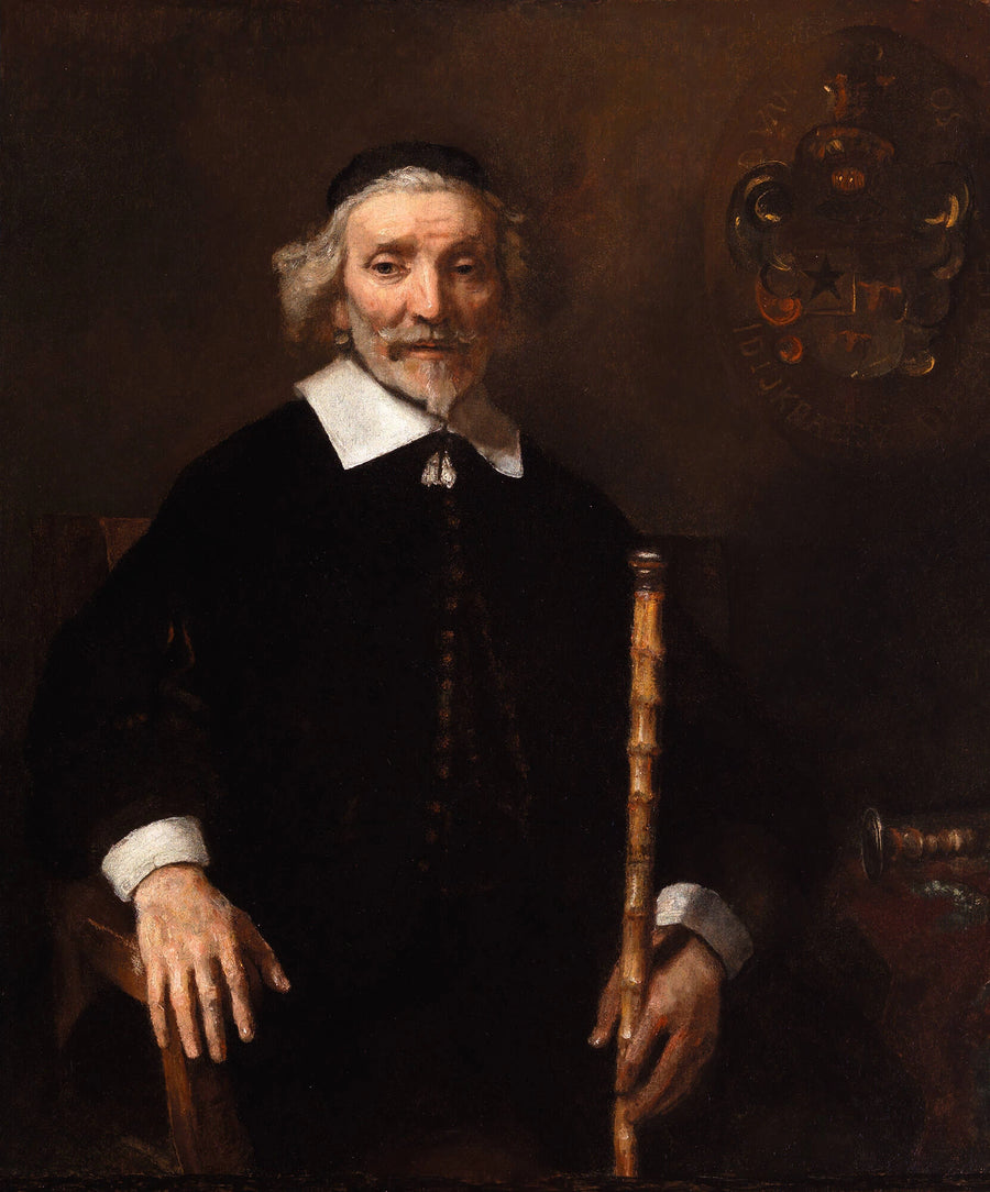 Portrait de Dirck van Os — Rembrandt, vers 1658, Joslyn Art Museum