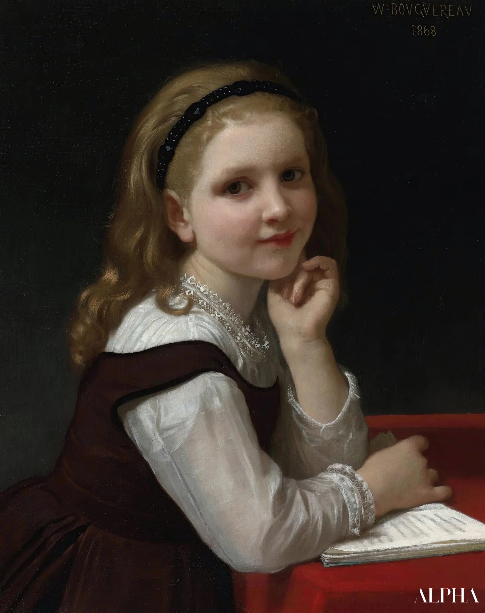 Distraction - William Bouguereau Reproductions of paintings in oil paint