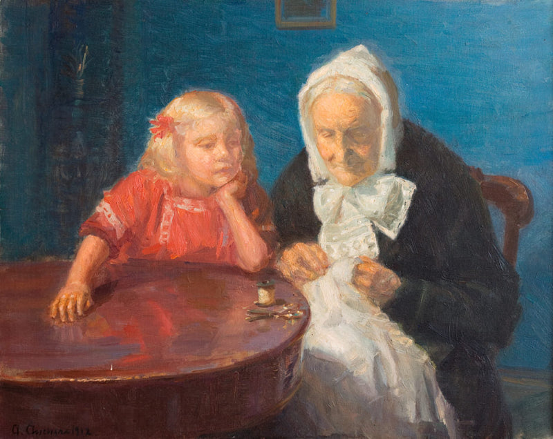 ความบันเทิงให้คุณยาย - Anna Ancher