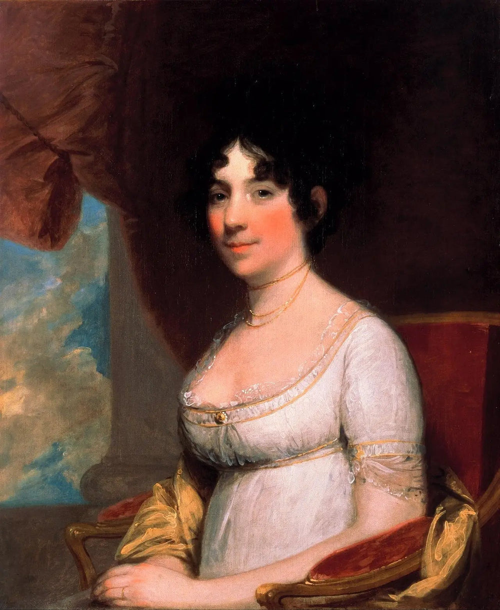 Dolley Payne Madison - Gilbert Stuart image 1 reproduction artisanale de tableau