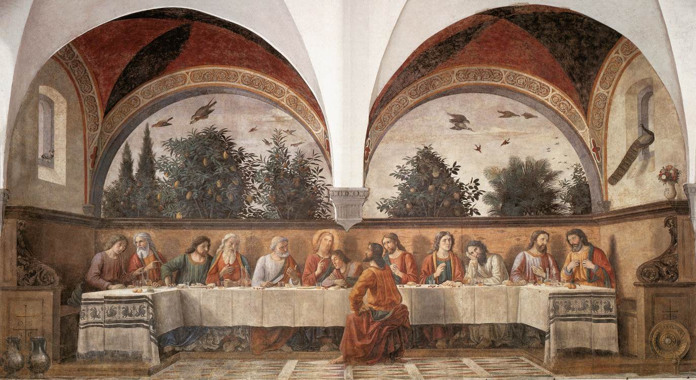 La Cène d’Ognissanti - Domenico Ghirlandaio