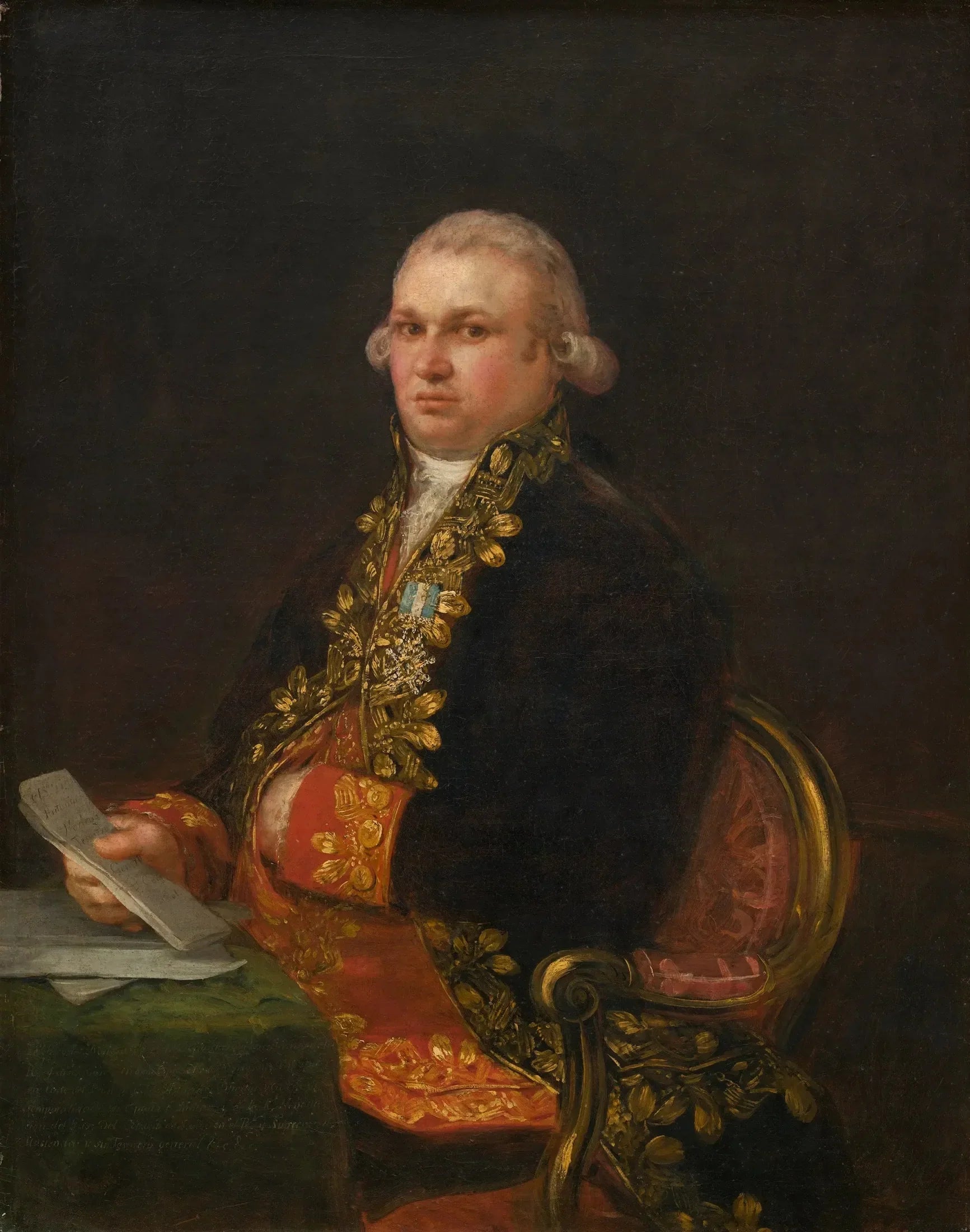 Don Antonio Noriega - Francisco de Goya image 1 copie de tableau peinte à la main