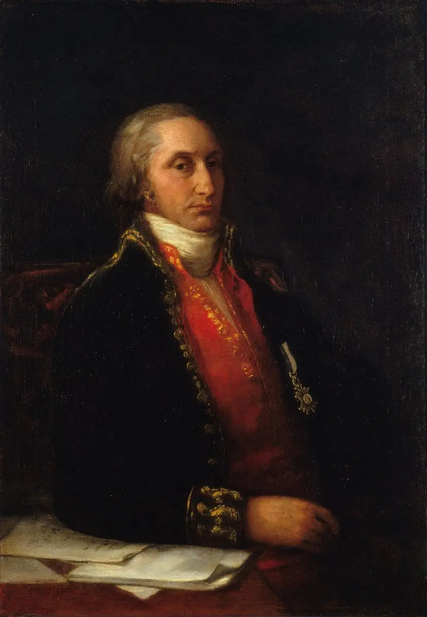 Don Antonio Raimundo Ibáñez - Francisco de Goya image 1 copie peinte à la main à l’huile
