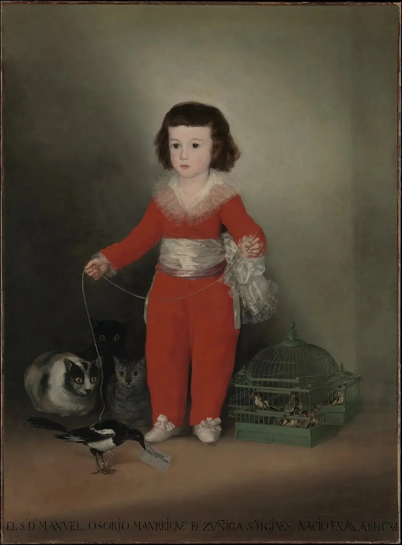 Don Manuel Osorio de Zuniga - Francisco de Goya image 1 copie de tableau peinte à la main