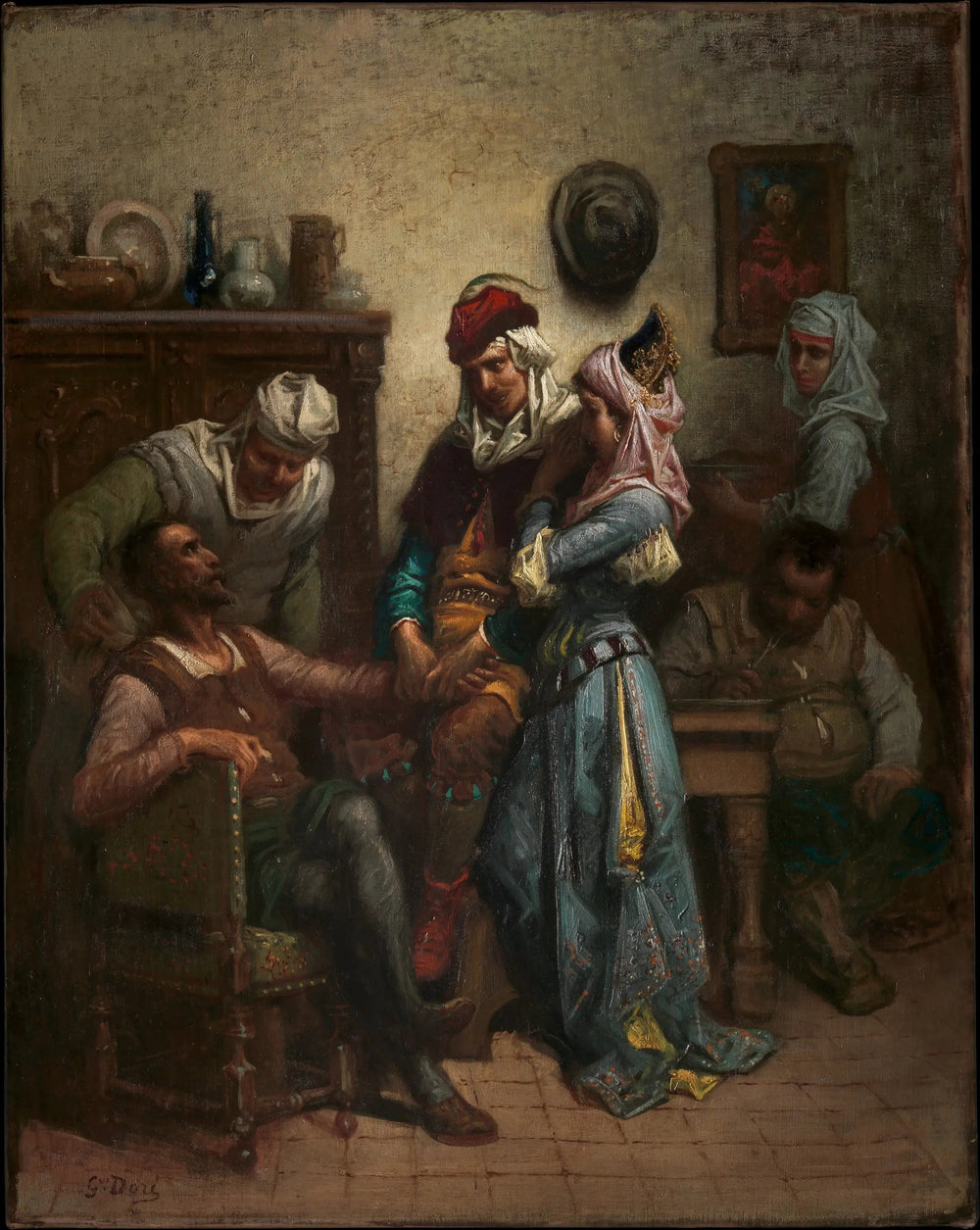 Don Quichotte et Sancho Panza divertis par Basile et Quiteria - Gustave Doré - Alpha Reproduction