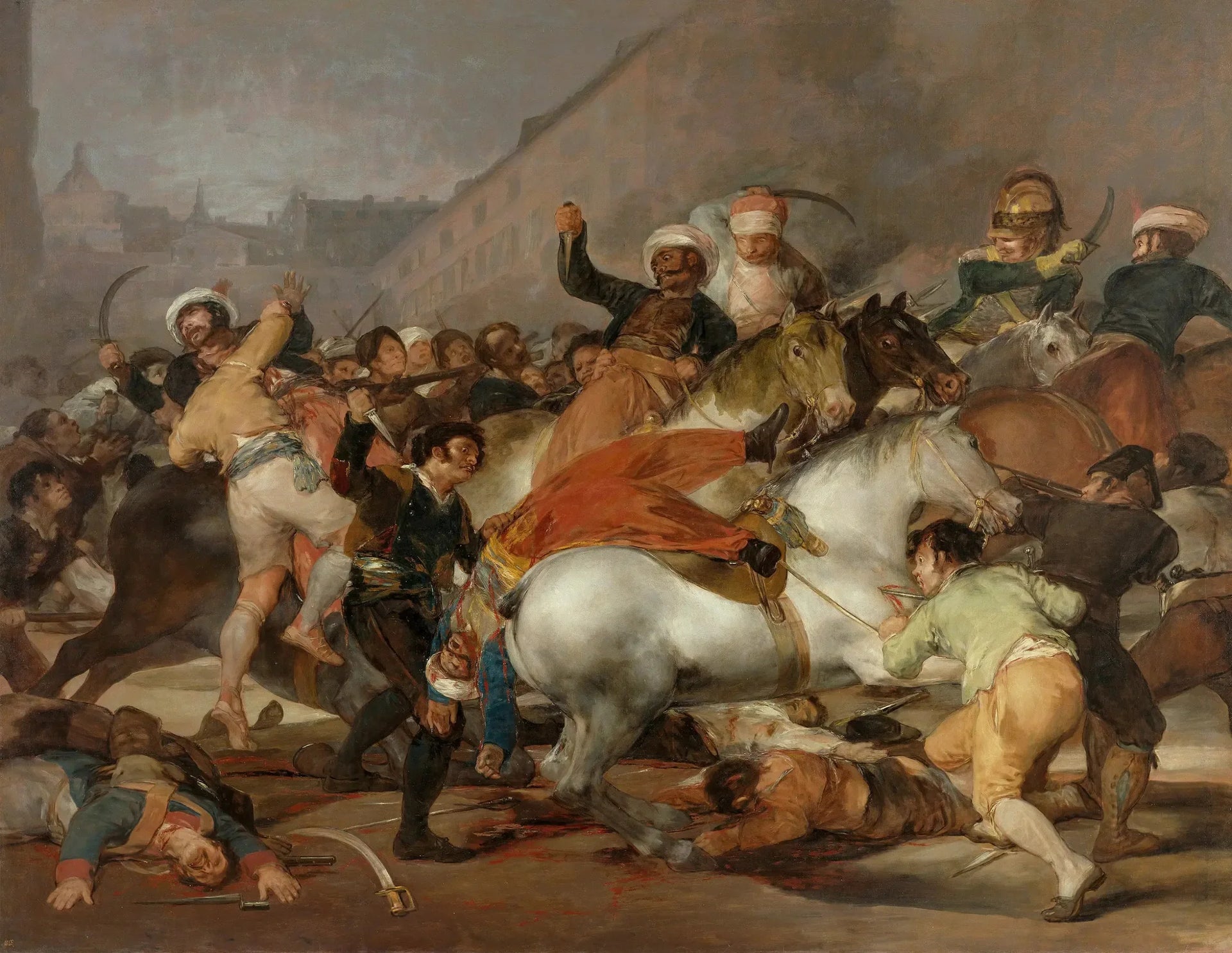 Dos de Mayo - Francisco de Goya image 1 reproduction d’œuvre d’art à l’huile
