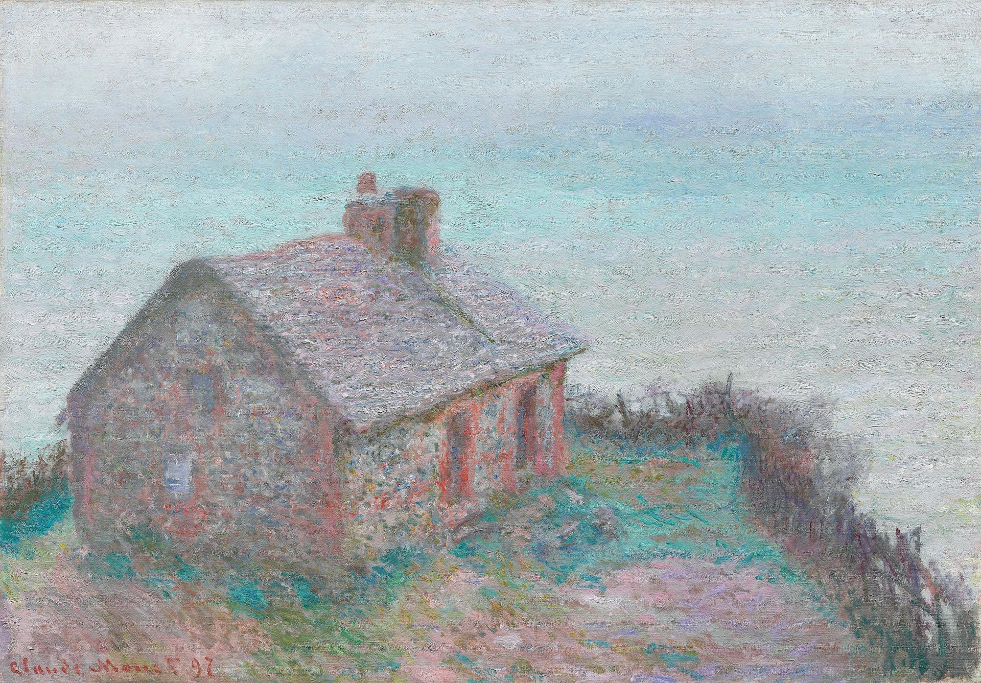 La Maison du douanier à Varengeville de Claude Monet, 1897 – Art Institute of Chicago 1933.1149, Wildenstein 1455