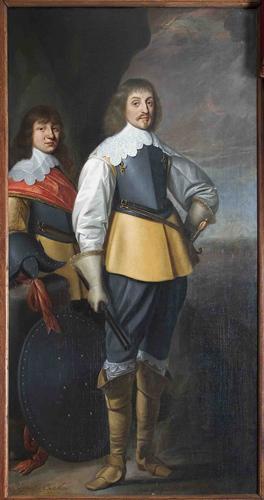 ภาพเหมือนคู่ของโจฮัน มัวริทส์ ฟาน นาสซาว-ซีเกน (1604-1679) และโจฮัน เอิร์นสต์ ฟาน นาสซาว-ซีเกน (1618-1639) - เกริต์ ฟาน ฮอนธอร์สต์