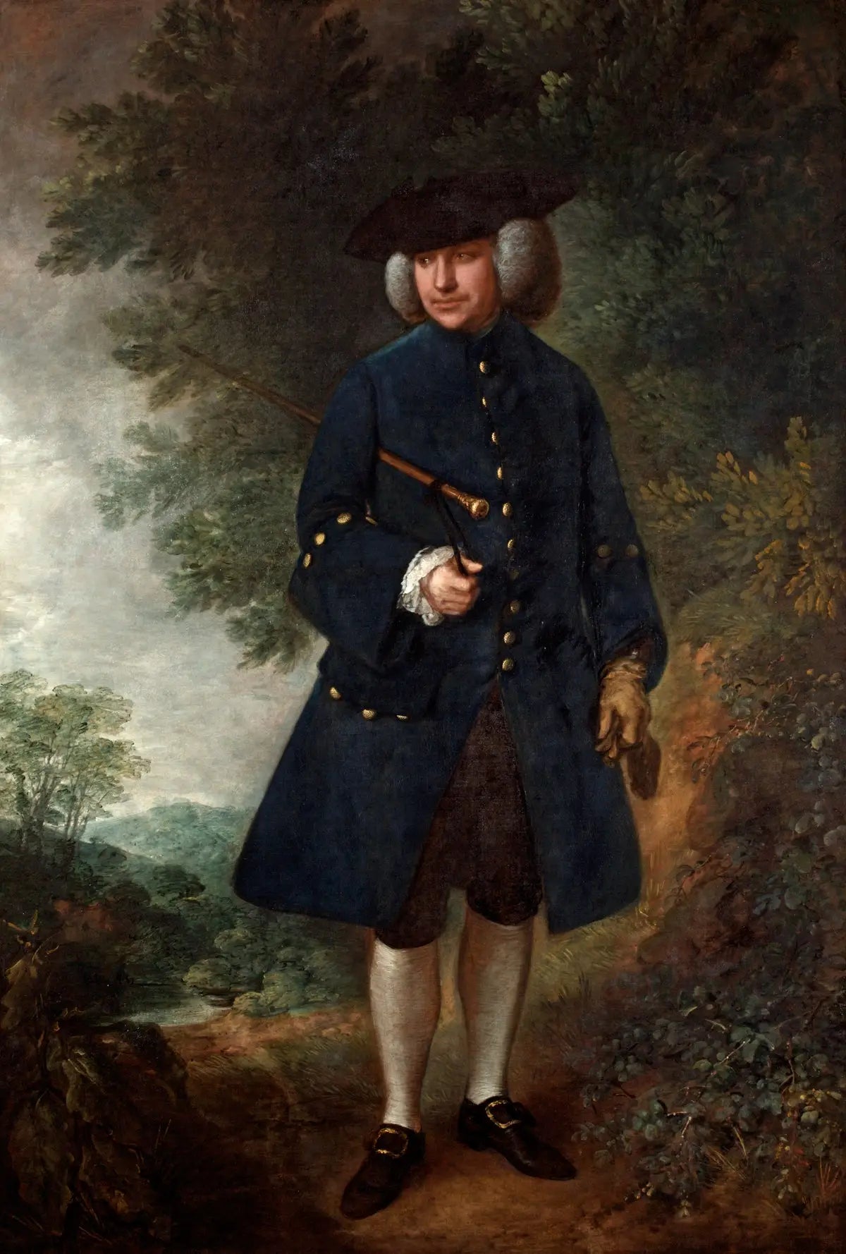 Dr Rice Charleton (1722/1723-1788) - Thomas Gainsborough image 1 copie peinte à la main à l’huile