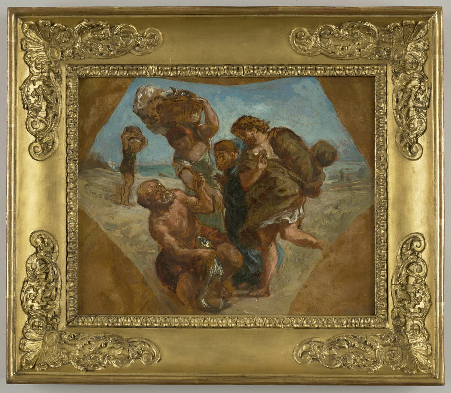 La Drachme du tribut - Eugène Delacroix