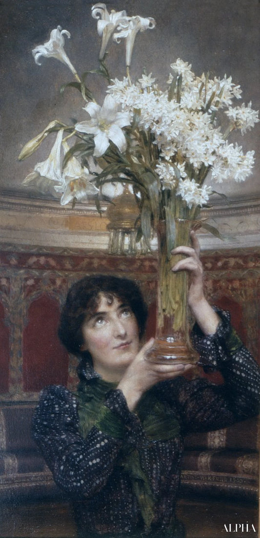 Drapeau de la trêve - Lawrence Alma-Tadema Reproductions de tableaux à la peinture à l’huile