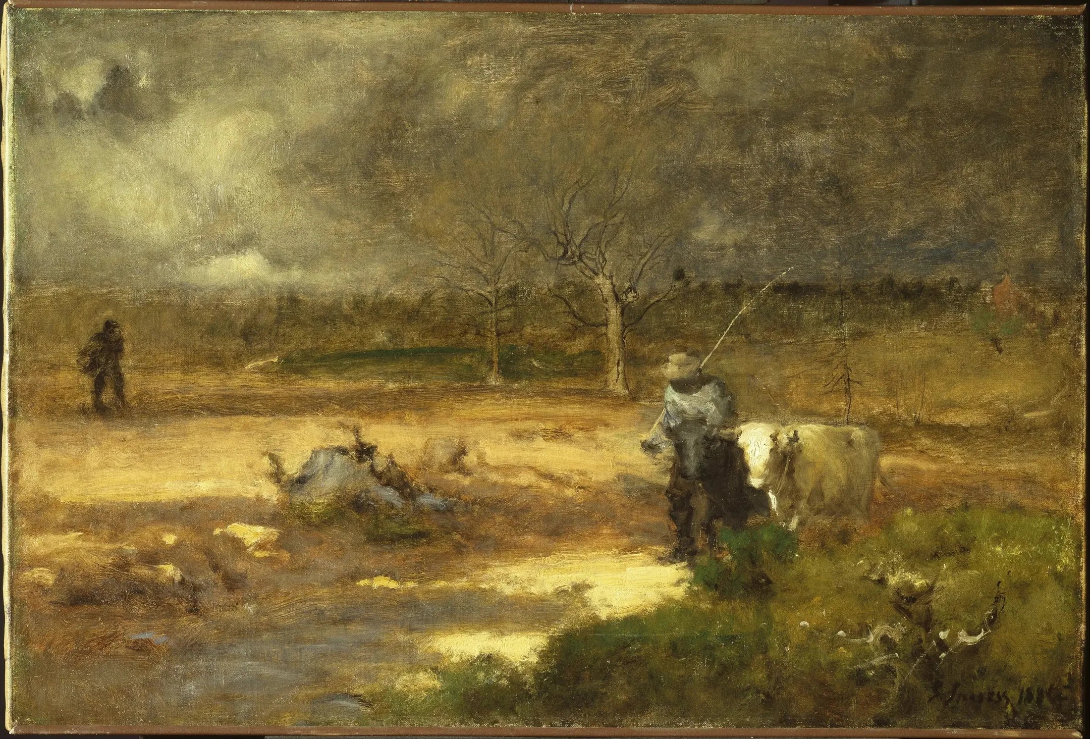 Du retour - George Inness image 1 reproduction artisanale de tableau