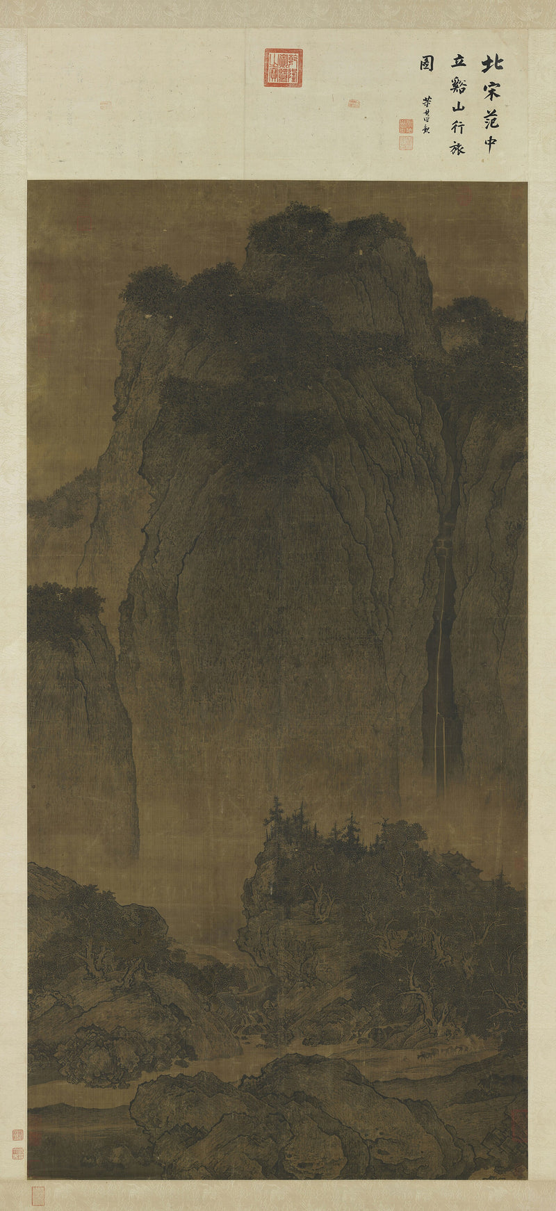 Voyageurs parmi les montagnes et les cours d'eau - Fan Kuan
