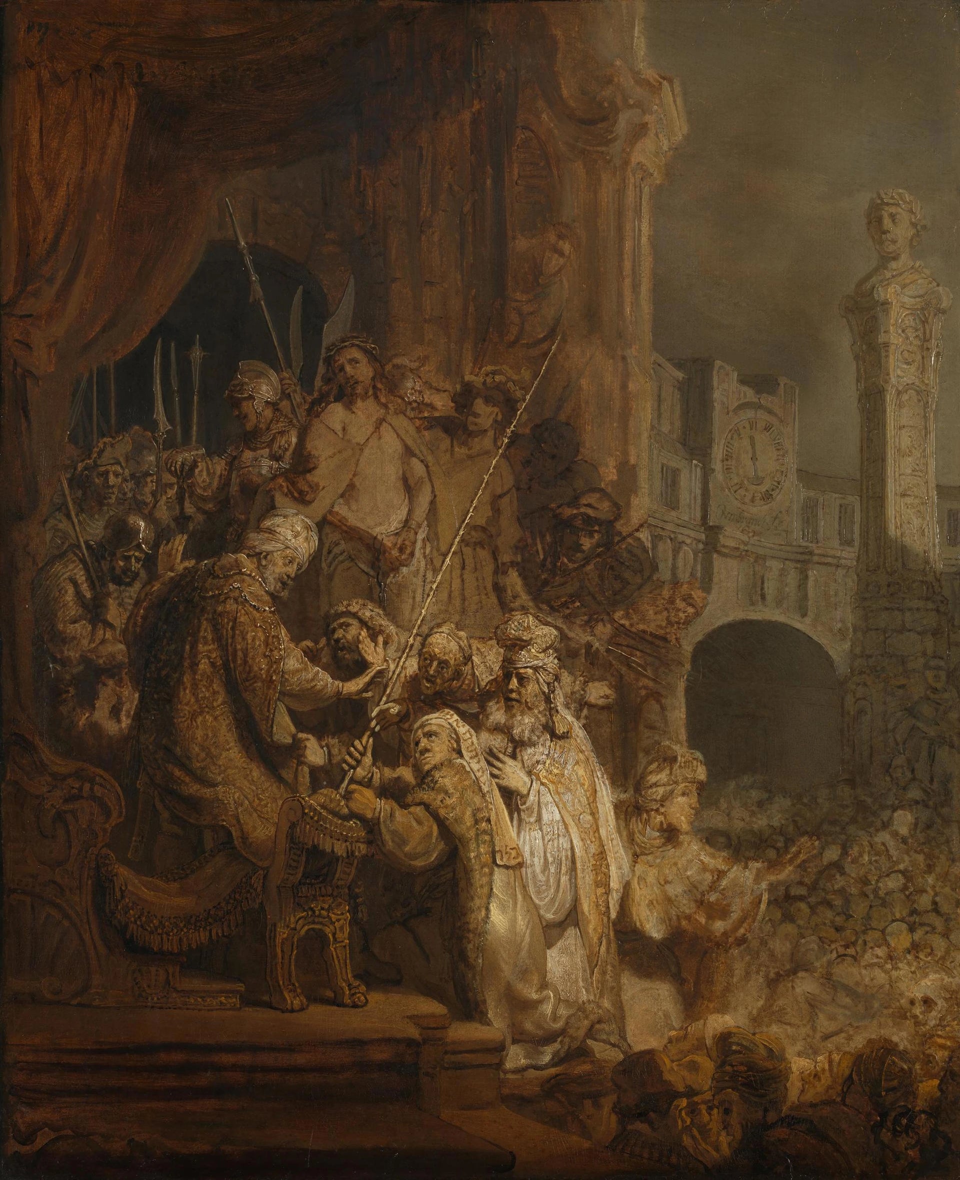 Ecce Homo — Rembrandt, 1634, National Gallery de Londres