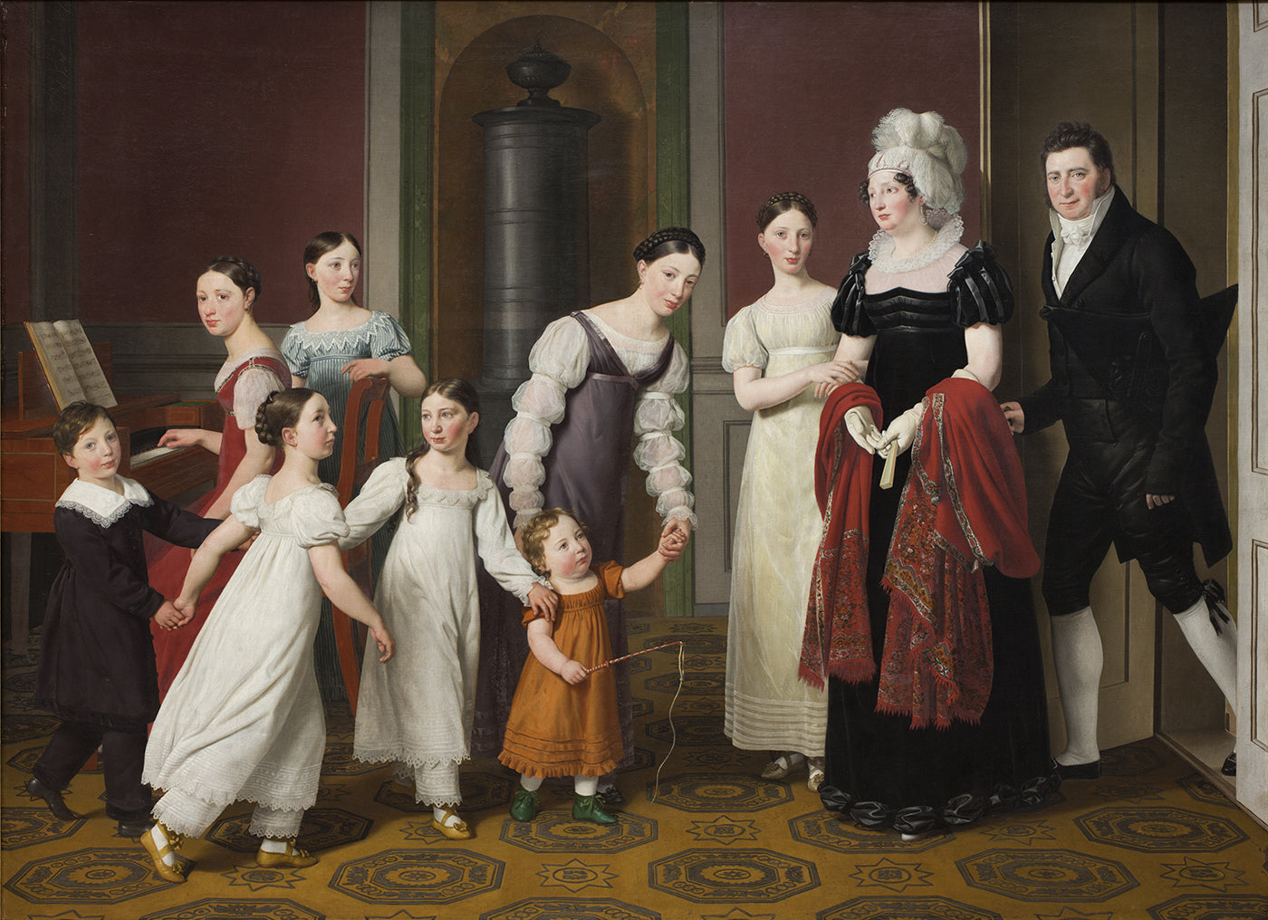 La Famille Nathanson - Christoffer Wilhelm Eckersberg